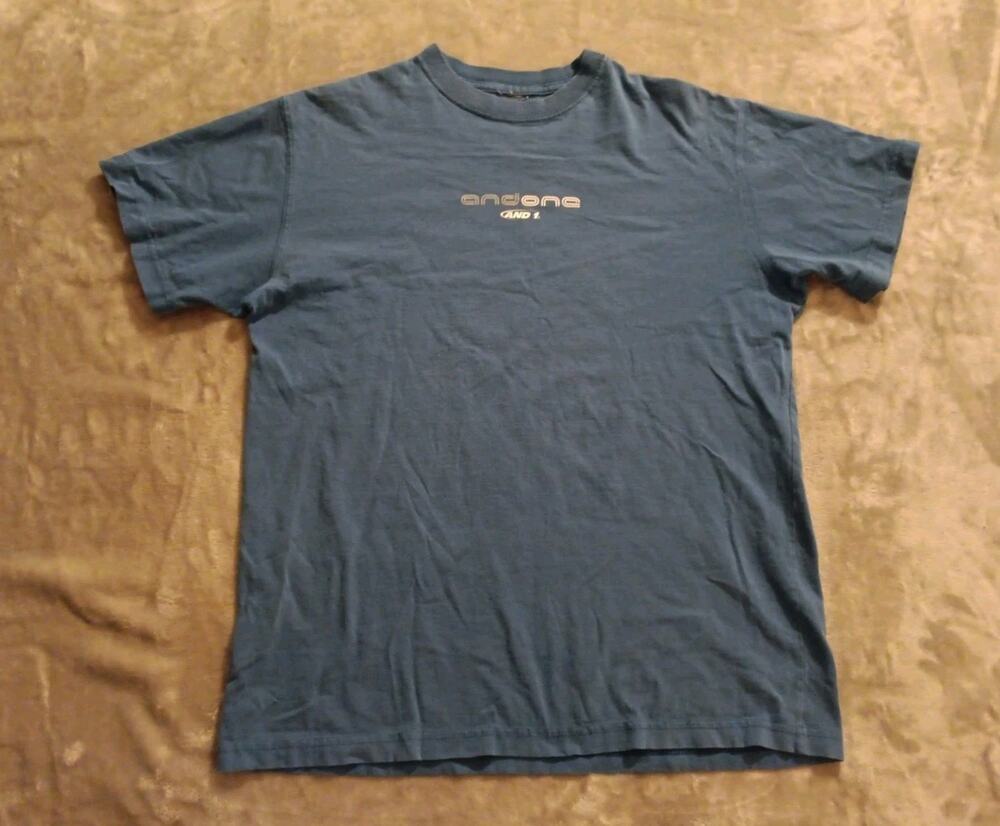 Vintage AND1 Basketball T Shirt Mens 21W x 26L